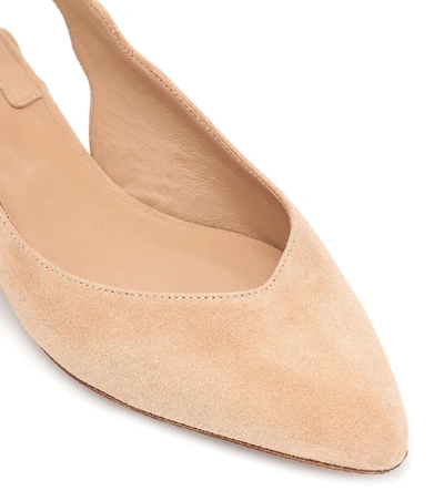 Shop Chloé Laurena Slingback Ballet Flats In Pink