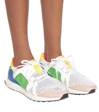 Shop Adidas By Stella Mccartney Ultraboost Mesh Sneakers In Multicoloured