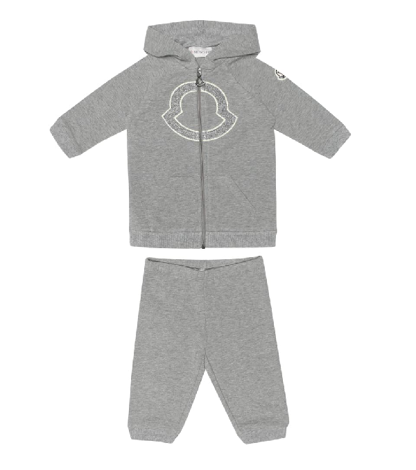 baby grey moncler tracksuit