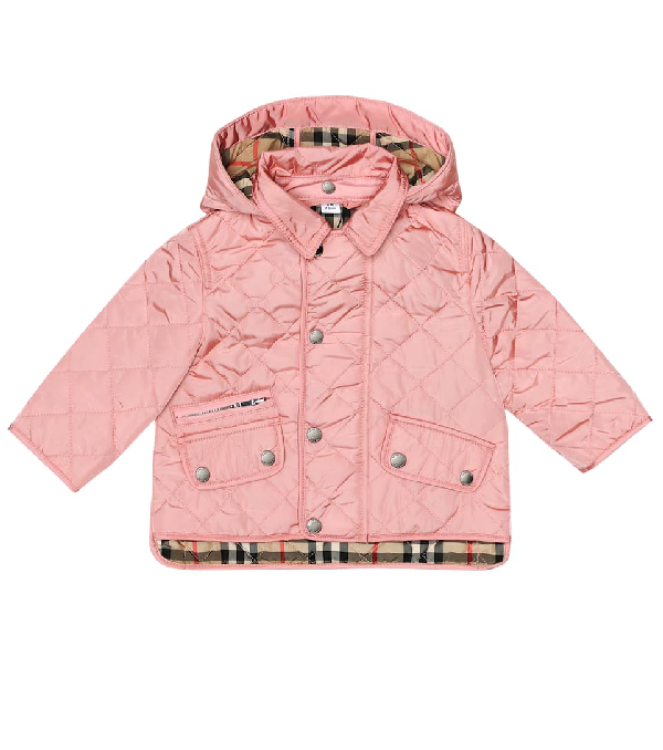 burberry baby quilted jacket