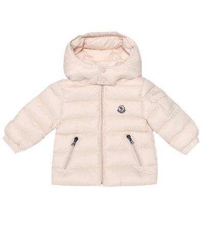 Shop Moncler Baby Jules Quilted Down Coat In Pink