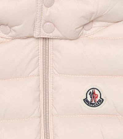Shop Moncler Baby Jules Quilted Down Coat In Pink