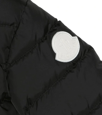 Shop Moncler Baby Lourmarin Puffer Coat In Black