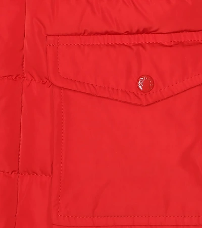 Shop Moncler Baby Esparron Down Jacket In Red