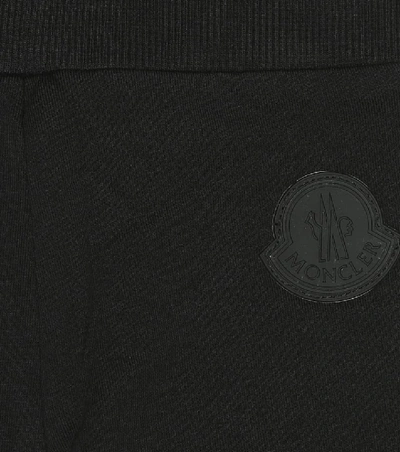 Shop Moncler Baby Stretch-cotton Tracksuit In Black