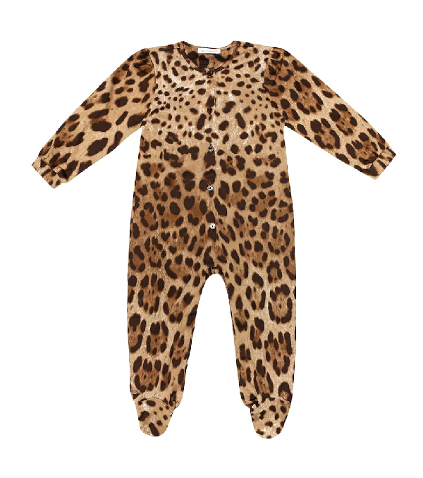 leopard print onesie baby