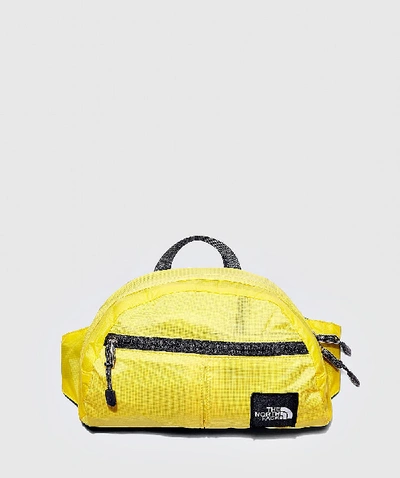 Shop The North Face Flyweight Lumbar Bumbag In Yellow / Black