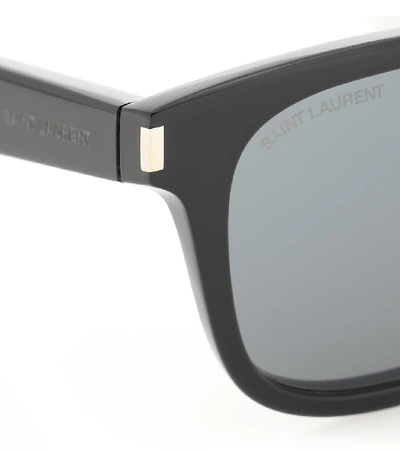 Shop Saint Laurent Sl 51 New Slim Sunglasses In Black