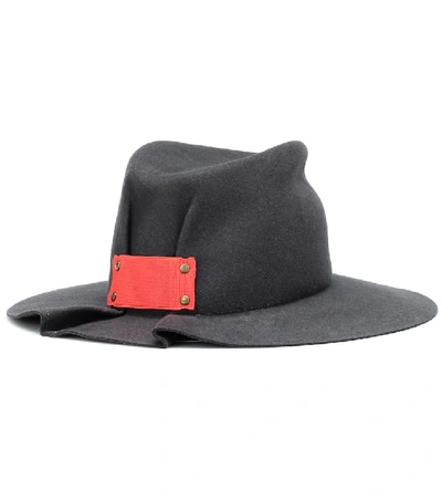 Shop Lola Hats Snap Saddled Up Redux Felt Hat In Grey