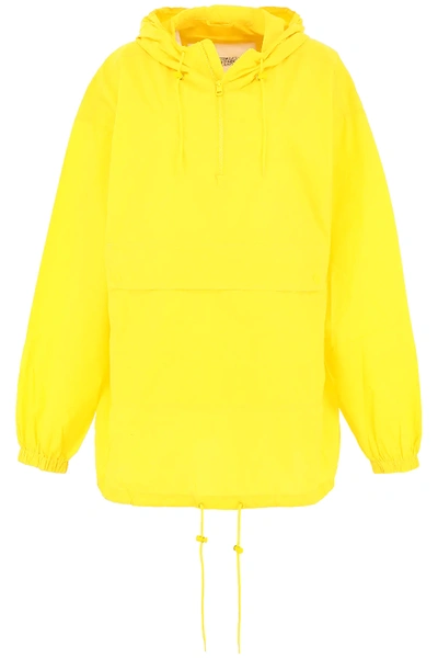 Shop Calvin Klein Established 1978 Logo Windbreaker In Yellow