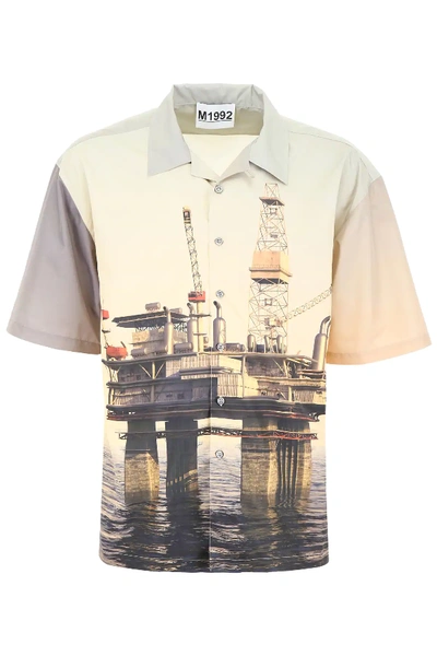 Shop M1992 Oil Tanker Shirt In Beige,khaki,black