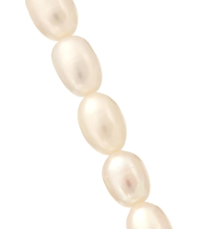 Shop Anissa Kermiche Duel Gold-plated Pearl Necklace