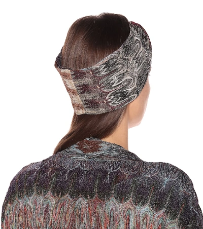 Shop Missoni Twisted Headband In Multicoloured