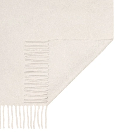 Shop Loro Piana Grande Unita Cashmere Scarf In White