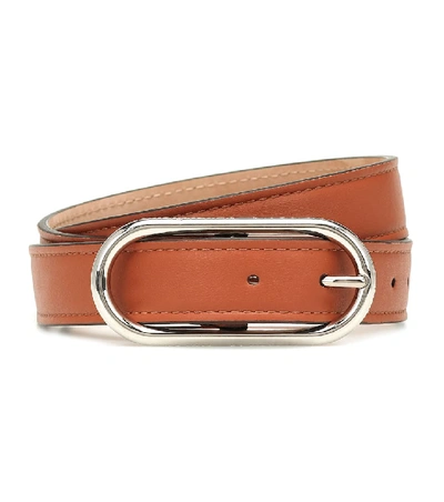 Shop Acne Studios Leather Belt In Brown