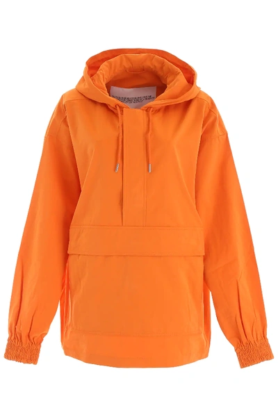 Shop Calvin Klein Established 1978 Logo Anorak In Orange
