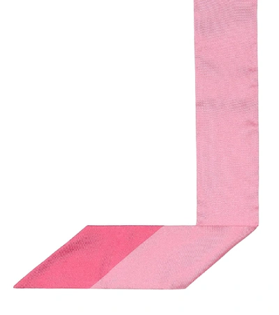Shop Gucci Silk Headscarf In Pink