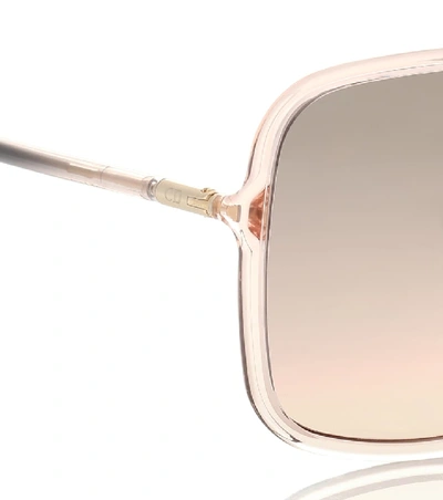 Shop Dior So Stellaire 1 Acetate Sunglasses In Pink