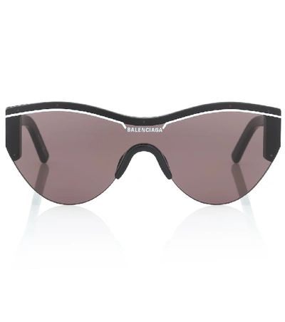 Shop Balenciaga Ski Cat-eye Sunglasses