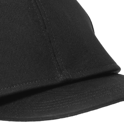 Shop Raf Simons Doubled Cotton Hat In Black