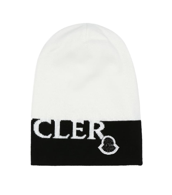 moncler beanie white