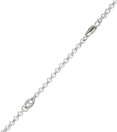 Shop Rabanne Mesh Necklace In Silver