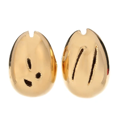 Shop Bottega Veneta 18kt Gold-plated Earrings