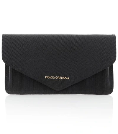 Shop Dolce & Gabbana Cat-eye Sunglasses In Black