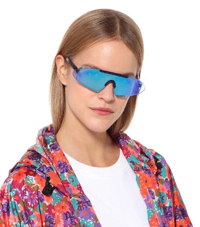 Shop Acne Studios Bornt Acetate Sunglasses In Blue
