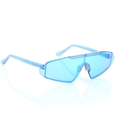 Shop Acne Studios Bornt Acetate Sunglasses In Blue