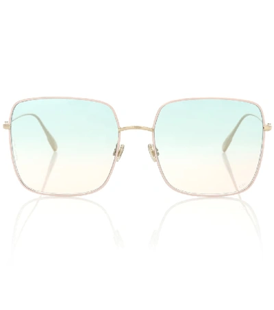 Shop Dior Stellaire1 Square Sunglasses In Pink
