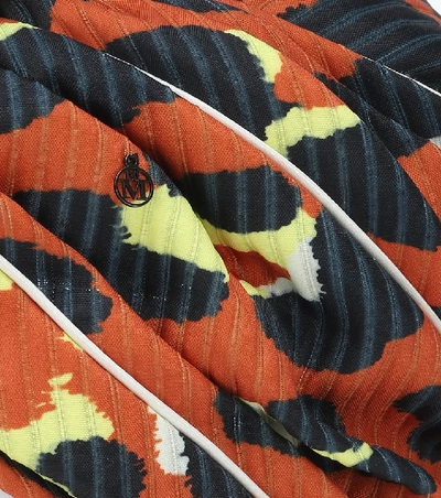 Shop Maison Michel Hiromi Leopard-print Turban In Multicoloured