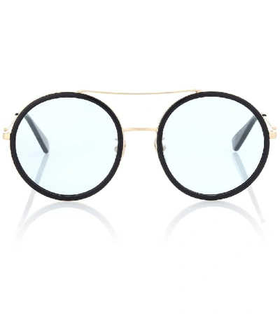 Shop Gucci Exclusive To Mytheresa.com - Round Sunglasses In Black