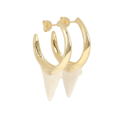 Shop Zimmermann Wavelength Surf Hoop Earrings In Gold