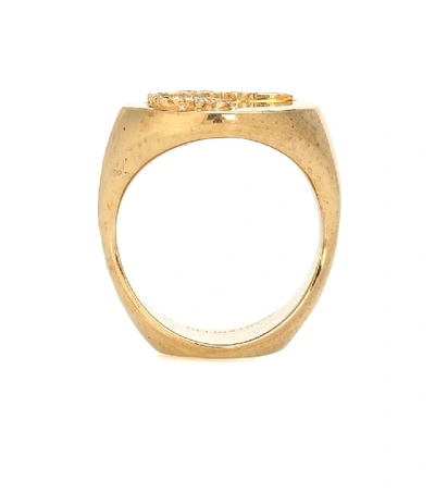 Shop Alan Crocetti Hybrid Ring In Gold