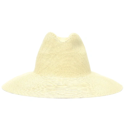 Shop Gucci Wide-brim Hat In Beige