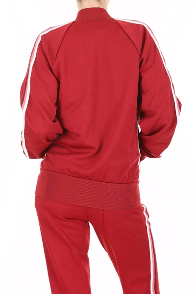 Shop Moncler Track Jacket In Red