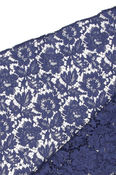 Shop Valentino Lace Stole In Blue