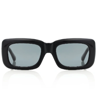 Shop Attico X Linda Farrow Marfa Sunglasses In Black