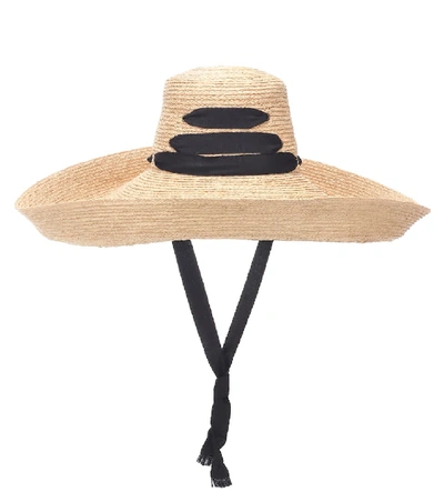 Shop Lola Hats Espartina Raffia Hat In Neutrals