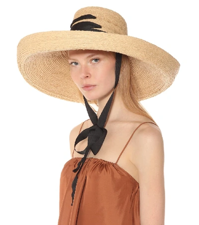 Shop Lola Hats Espartina Raffia Hat In Neutrals