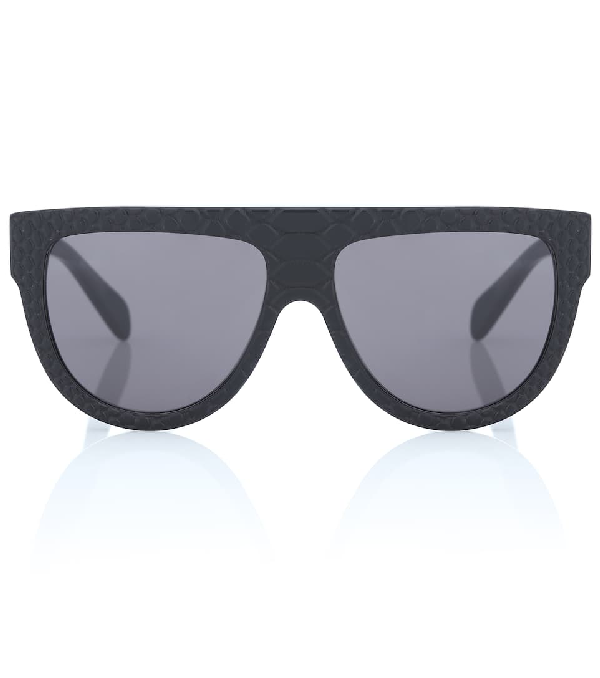 celine flat top sunglasses black