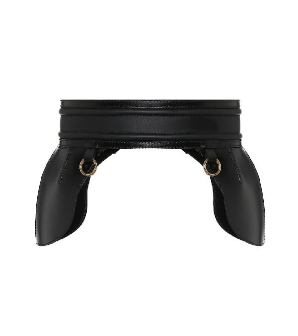 alexander mcqueen leather belt