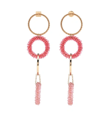 Shop Jacquemus Les Boucles Riviera Earrings In Pink