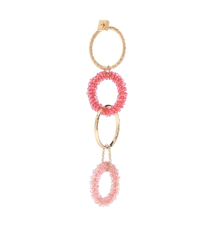 Shop Jacquemus Les Boucles Riviera Earrings In Pink