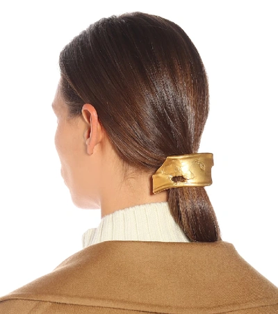 Shop Alighieri The Overthinker 24kt Gold-plated Bronze Hair Tie