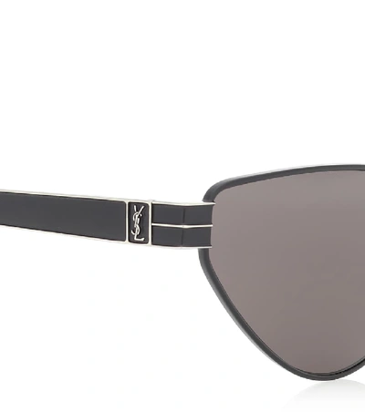 Shop Saint Laurent Sl M51 Cat-eye Sunglasses In Black