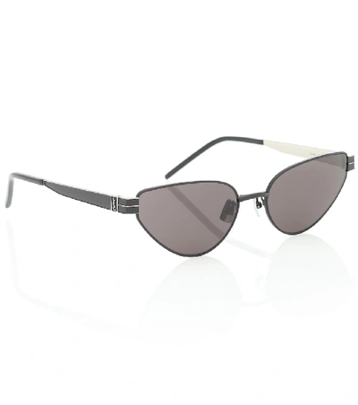 Shop Saint Laurent Sl M51 Cat-eye Sunglasses In Black