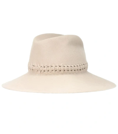Shop Lola Hats Fretwork Redux Felt Hat In White
