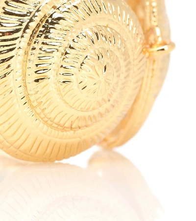 Shop Tohum Design Archi 24kt Gold-plated Shell Bracelet